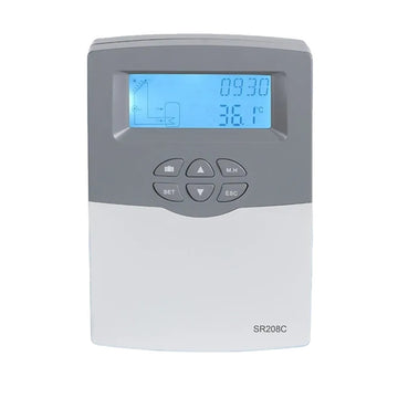 Solar water heater controller, optional with Wi-Fi, 3 sensors, SR208C