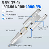 Elektrische Nagelboor, 40000RPM Snelheid, Oplaadbaar & Draagbaar