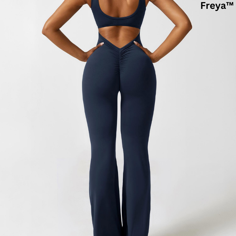 Freya™ Schmeichelhafter Jumpsuit mit V-Rücken