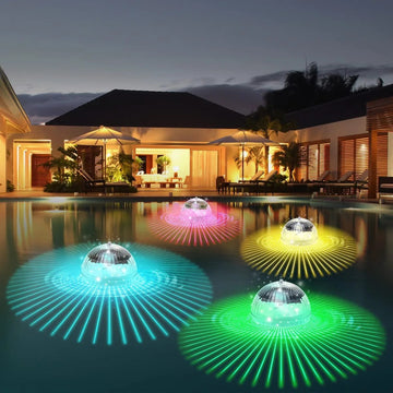 GlowSphere | Solar LED Schwimmkugel | Farbwechsel & Automatischer Betrieb | IP65 Wasserdicht 0