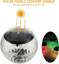 GlowSphere | Solar LED Schwimmkugel | Farbwechsel & Automatischer Betrieb | IP65 Wasserdicht 2