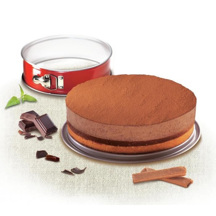 TEFAL Delibake scharniervorm - Ø 27 cm - Rood en grijs