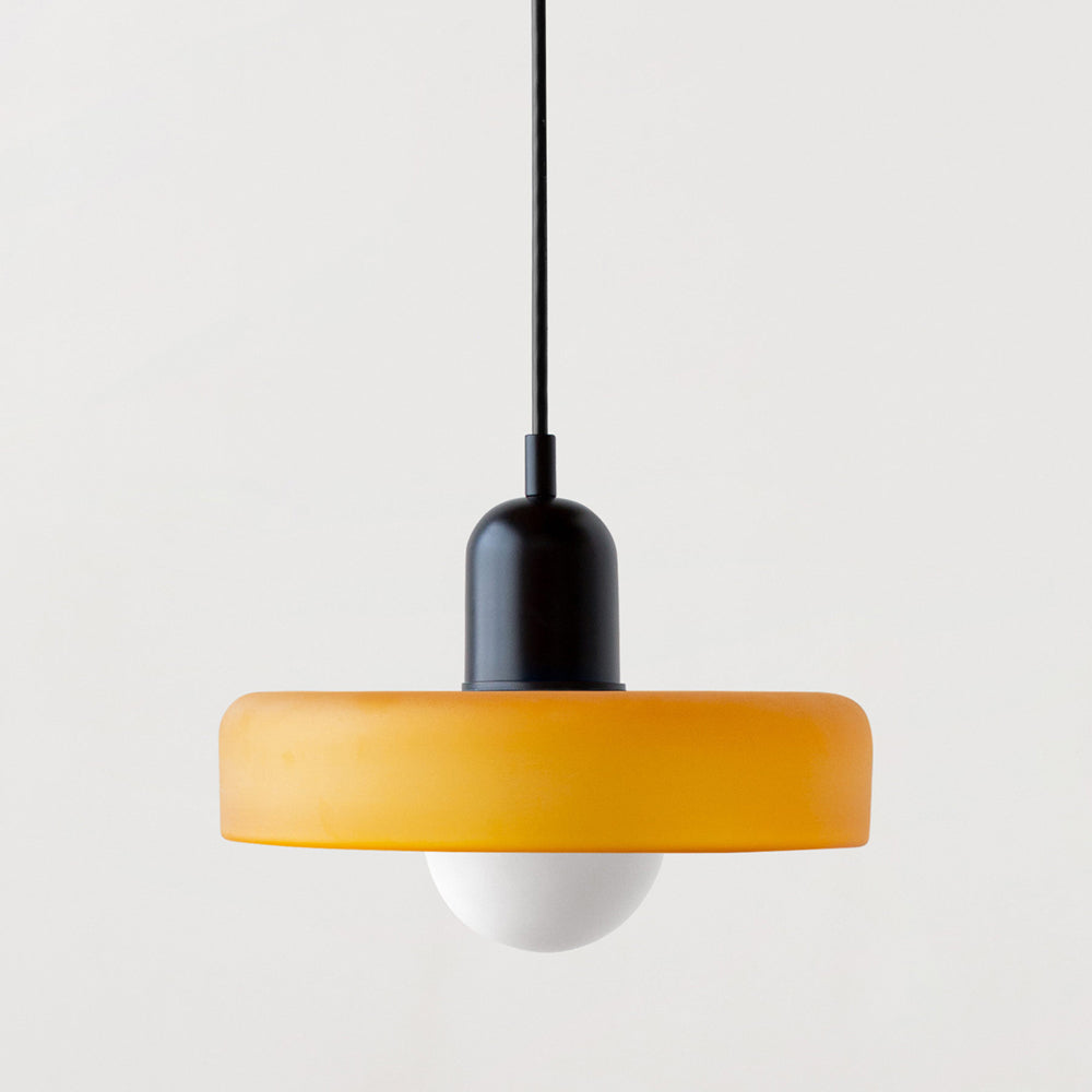 KristallLicht™ metal-glass pendant light 19