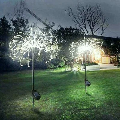 SolarSparklers - Wasserdichtes Solar Garten Feuerwerk LED Licht 0