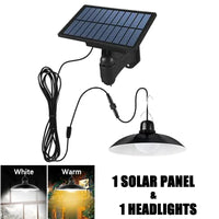 Solivara Solar-Kronleuchter | Mit Sensor & Fernbedienung | IP65 | Warm-/Kaltweiß | 10h Laufzeit 0