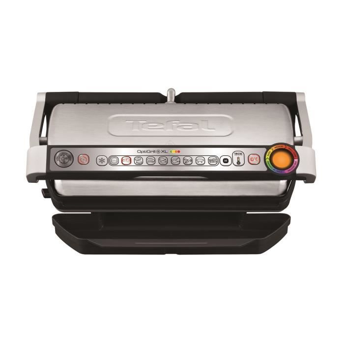 TEFAL GC724D12 Optigrill+ XL Grill vlees, 9 programma's, Handmatige modus, Ontdooien, XL kookoppervlak, Accessoires inbegrepen