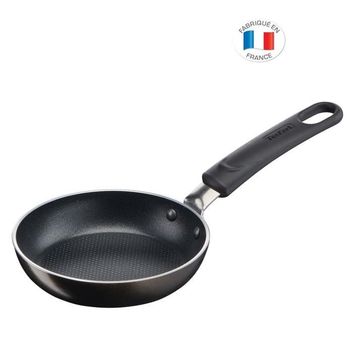 Tefal B5540002 Easy Cook & Clean Mini Koekenpan 12 cm, anti-aanbak, geschikt voor alle vuren behalve inductie, made in France