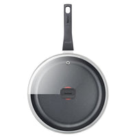 Tefal B5543202 Easy Cook & Clean Sauteuse 24 cm met deksel, anti-aanbak, geschikt voor alle warmtebronnen behalve inductie, gemaakt in Frankrijk