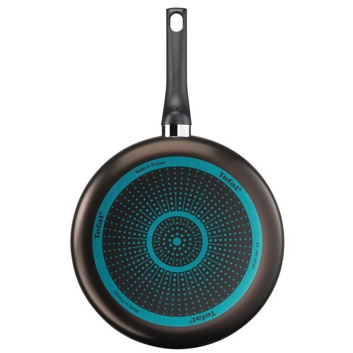 Tefal B5543202 Easy Cook & Clean Sauteuse 24 cm met deksel, anti-aanbak, geschikt voor alle warmtebronnen behalve inductie, gemaakt in Frankrijk
