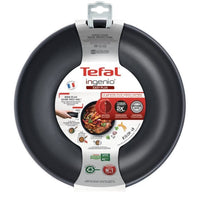 Tefal L1507702 Ingenio Easy Plus Wok 26 cm, Handgreep niet inbegrepen, antiaanbaklaag, gemaakt in Frankrijk, alle warmtebronnen behalve inductie