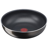 Tefal L1507702 Ingenio Easy Plus Wok 26 cm, Handgreep niet inbegrepen, antiaanbaklaag, gemaakt in Frankrijk, alle warmtebronnen behalve inductie