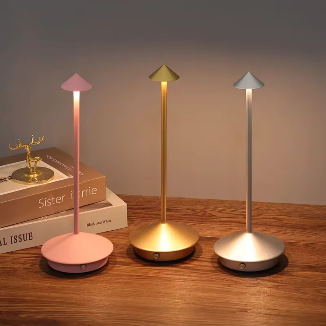 Table lamp, wireless & dimmable | 50% OFF 0