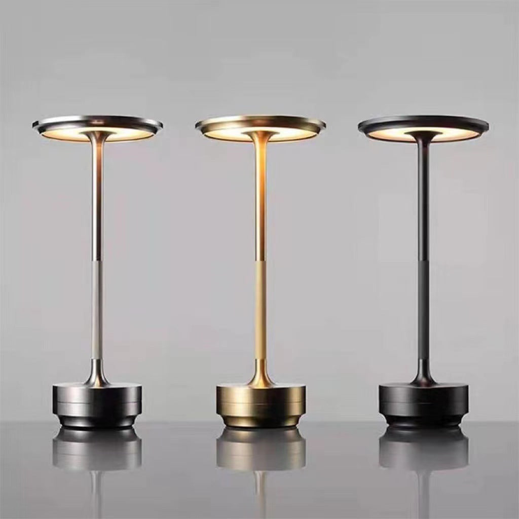 Wireless LED table lamp made of galvanized metal | MEGA offer 50% OFF 1