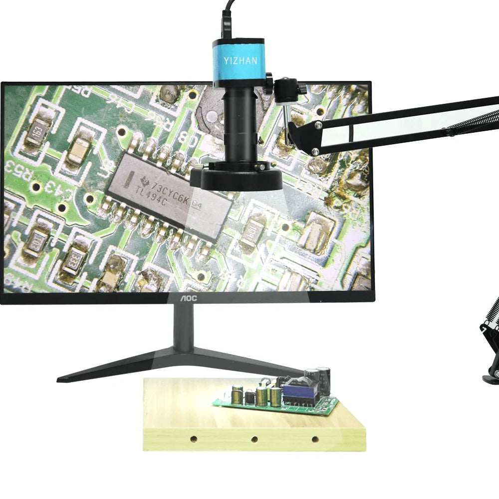 C-Mount-Objektiv, verstellbares Monokular, 4K 48MP/13MP HDMI USB Industrie-Videokamera
