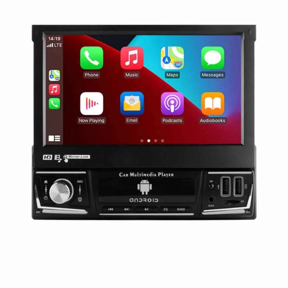 Android Autoradio afspiller, 1din, Carplay RDS