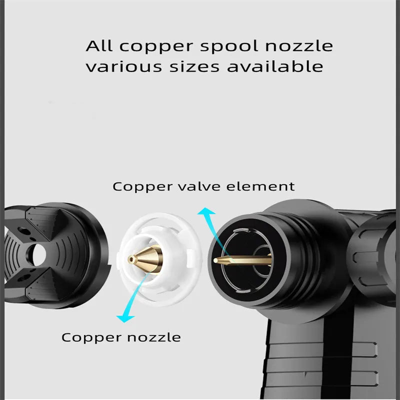 Elektrisch verfspuitpistool, draadloze bediening, compatibel met Makita batterij.