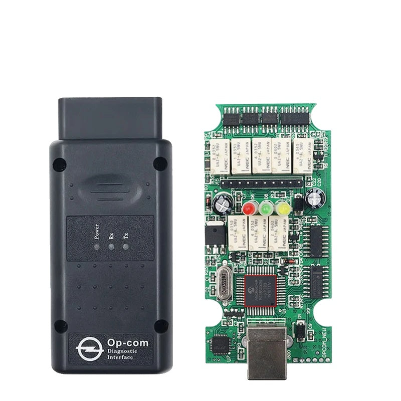 Opcom Diagnostisk Scanner, PIC18F458 Chip, Firmware Opdatering