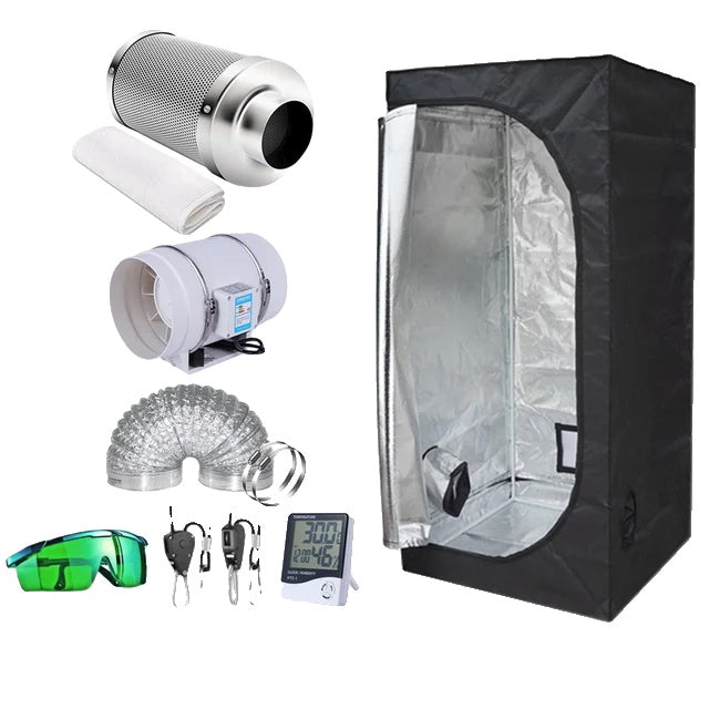 Grow Tent Kit, Multiple Size Options, Carbon Fiber Filter