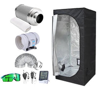 Grow Tent Kit, verschiedene Größenoptionen, Kohlefaserfilter