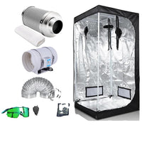 Kit Grow Tent, Opțiuni Multiple de Dimensiune, Filtru din Fibre de Carbon