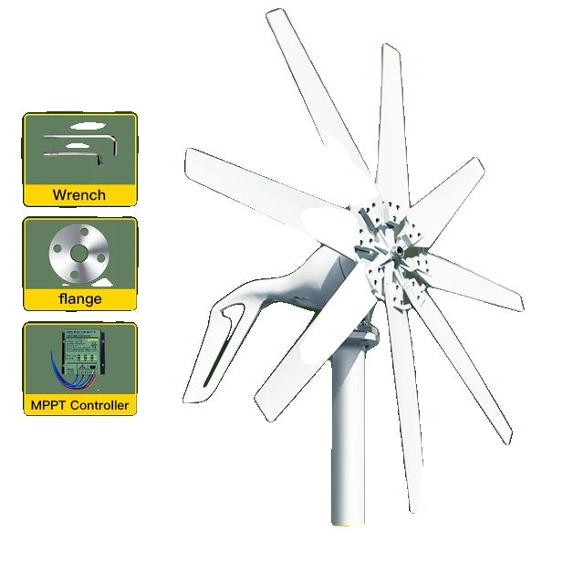 Generator de turbine eoliene, 1000w Putere de ieșire, Generare de energie gratuită