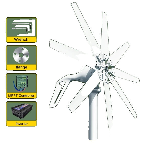 Windturbinegenerator, 1000w Leistung, kostenlose Energieerzeugung