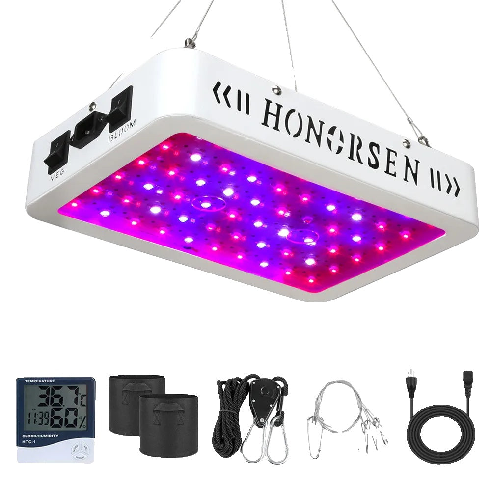 LED Kweeklamp, Volledig Spectrum, Dubbele Schakelaars