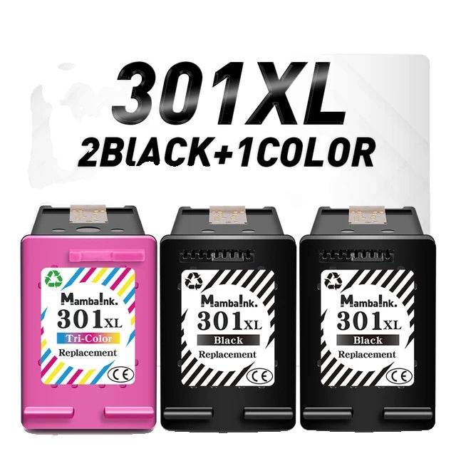 Ink Cartridges, Remanufactured, HP 301 XL