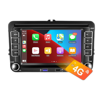 Android Auto Radio GPS, 7-inch scherm, compatibel met VW/Volkswagen