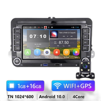 Android-Autoradio mit GPS, 7-Zoll-Display, kompatibel mit VW/Volkswagen