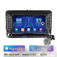 Radio auto Android cu GPS, ecran de 7 inch, compatibil cu VW/Volkswagen.