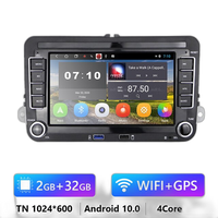 Radio auto Android cu GPS, ecran de 7 inch, compatibil cu VW/Volkswagen.