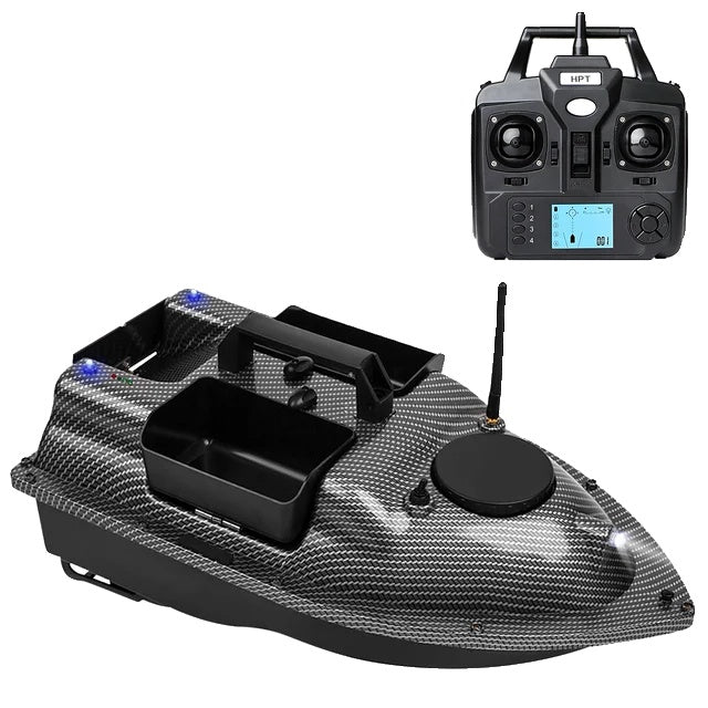 GPS Fishing Bait Boat, 3 Bait Containers, 400-500M Remote Range