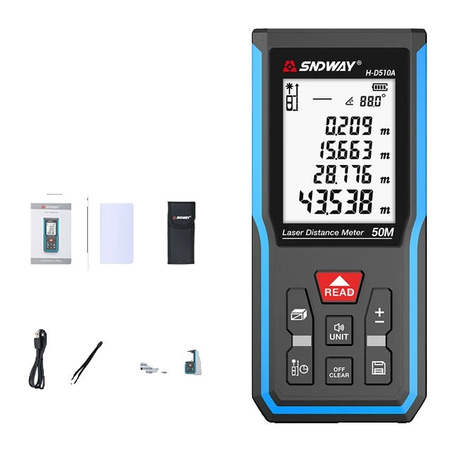 Laser Afstandsmeter, Hoge Nauwkeurigheid, Digitaal Meetlint