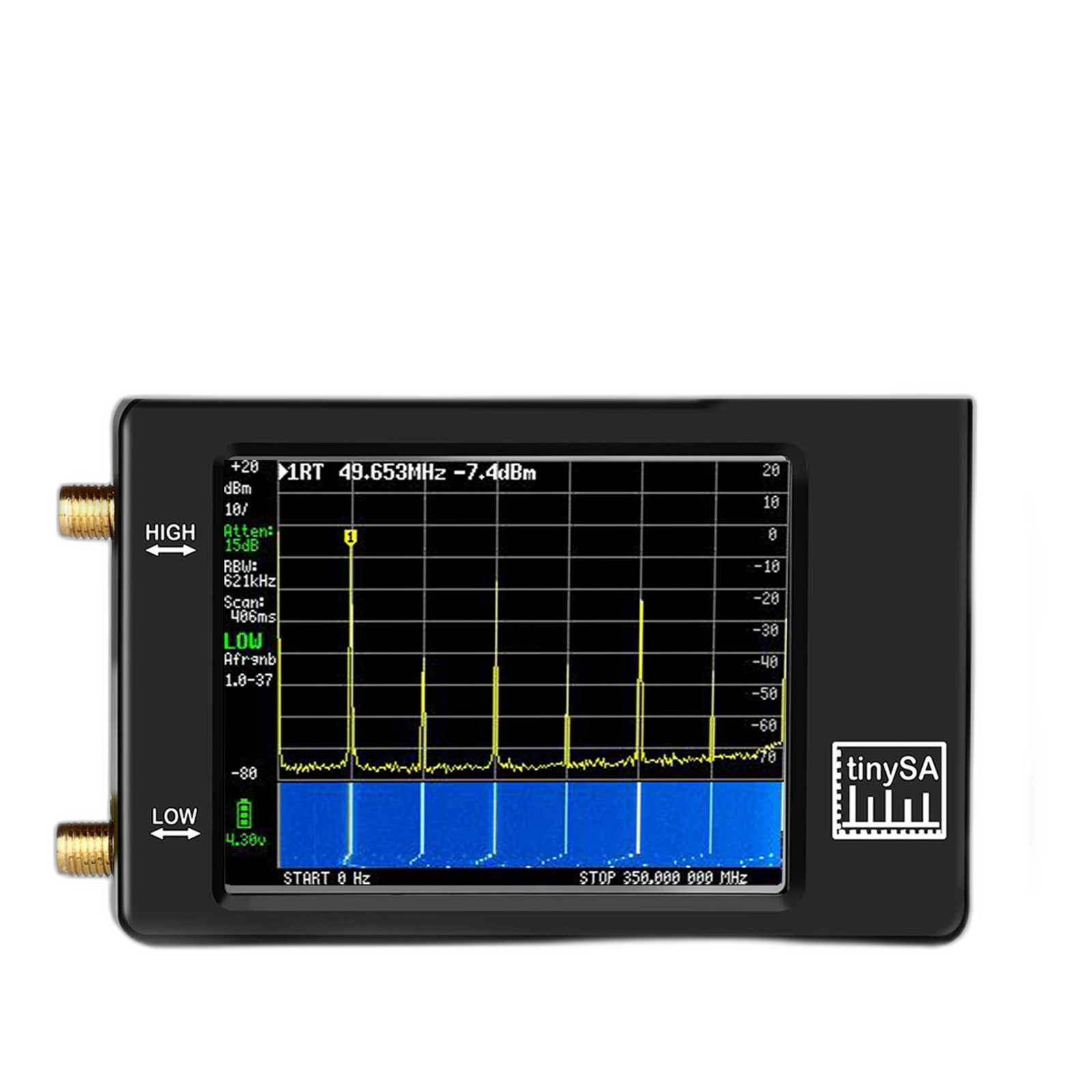 Spectrum Analyzer, Compact en Draagbaar, Breed Frequentiebereik