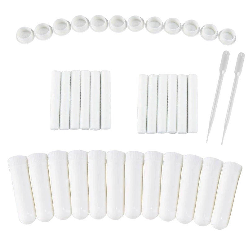 Ätherische Öl-Inhalator-Sticks, 300 Stück, Aromatherapie, weiße Farbe
