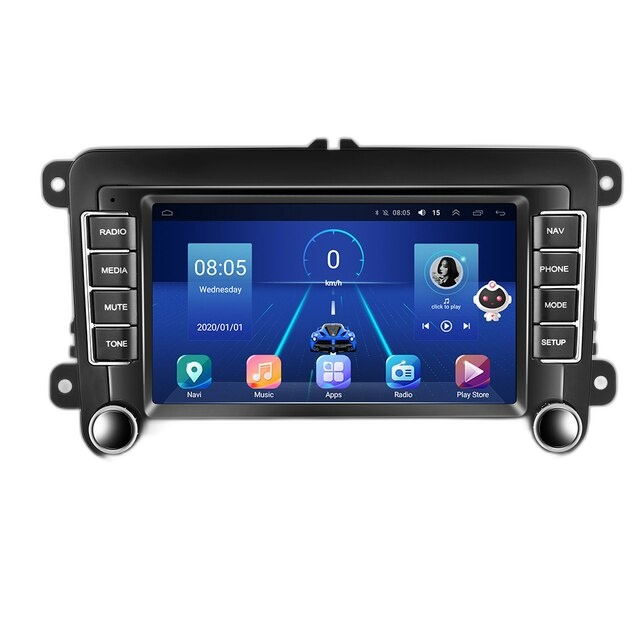 Radio auto GPS, player multimedia de 7 inch, RDS Carplay