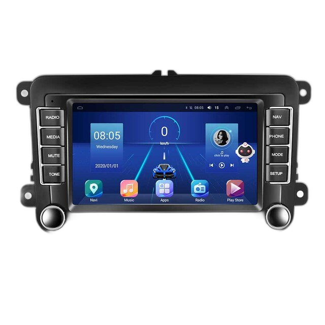 Auto Radio GPS, 7 Multimedia Speler, RDS Carplay