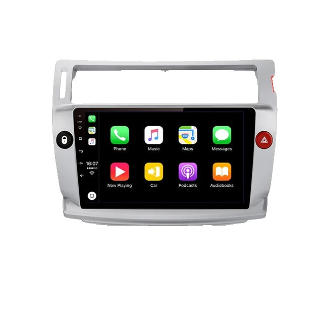 Autoradio voor Citroen C4 C-triomphe, draadloze CarPlay, Android Auto