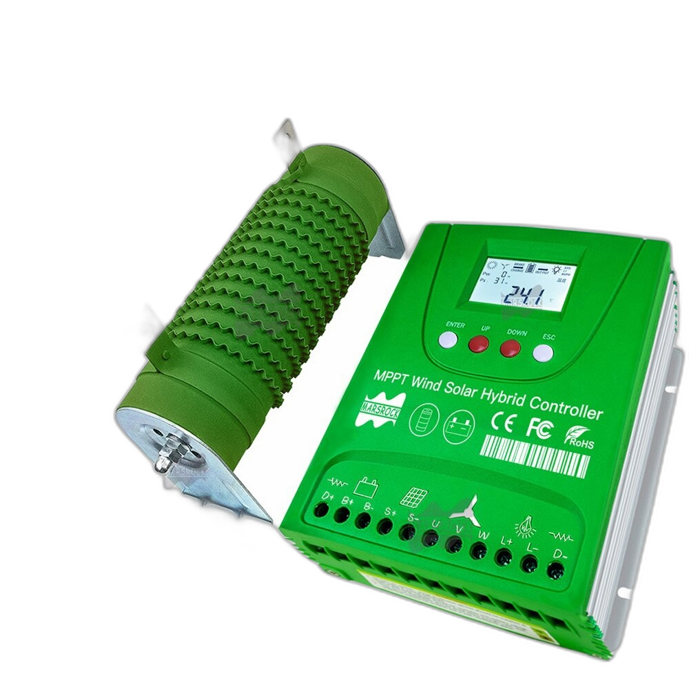 Solarvind Controller, MPPT Teknologi, Lifepo4 Batteri Kompatibel