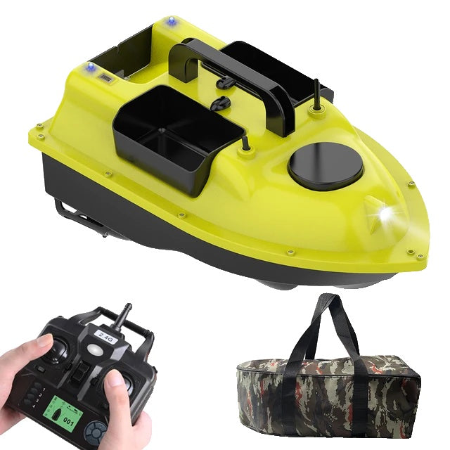 Barca de pescuit cu GPS, control wireless, returnare automată