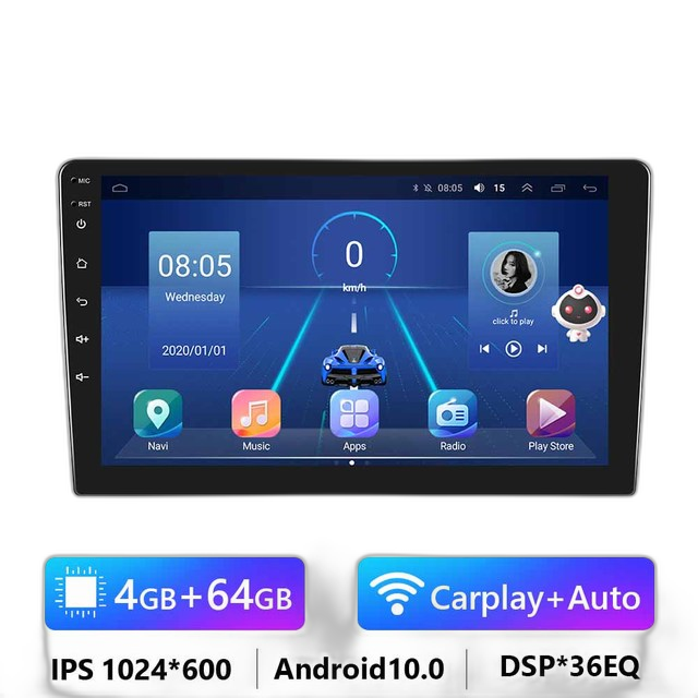 7/9/10.1 2Din Android Autoradio – 8G 128G Multimedia-Video-Player