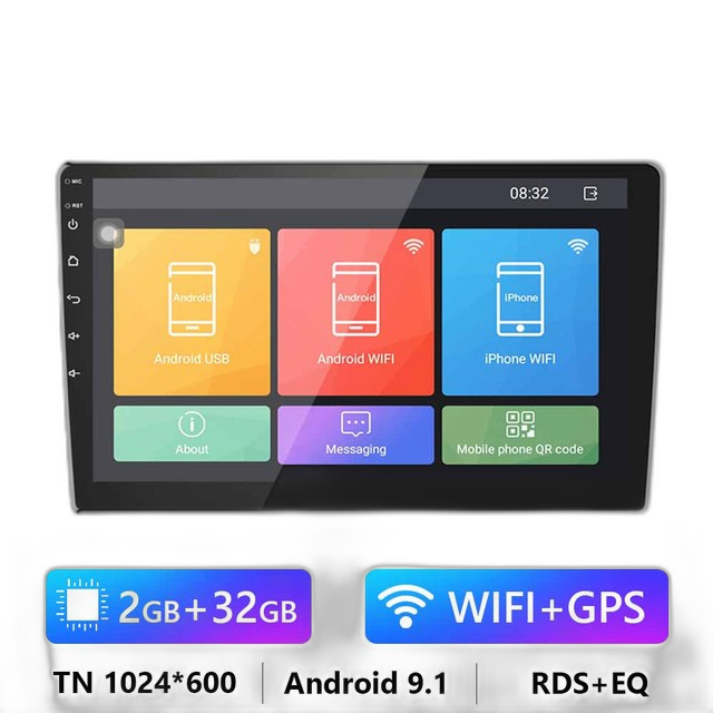 Radio auto Android 7/9/10,1 2Din - Player video multimedia 8G 128G