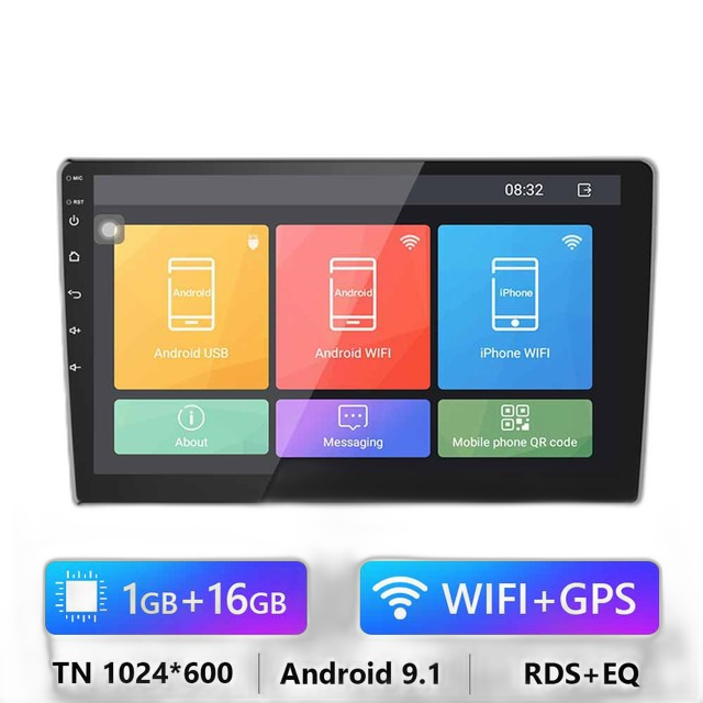 7/9/10.1 2Din Android Car Radio - 8G 128G Multimedia Video Player