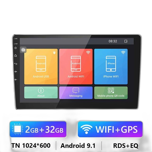 7/9/10.1 2Din Android Car Radio - 8G 128G Multimedia Video Player