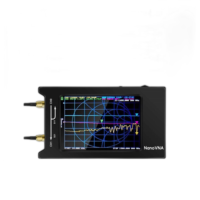 "Vektoriverkkoanalysaattori, 4 tuuman LCD-kosketusnäyttö, taajuusalue 10KHz-15GHz"