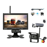 Camera wireless HD pentru vehicule, monitor de 7 inch, compatibilitate cu camera de backup.