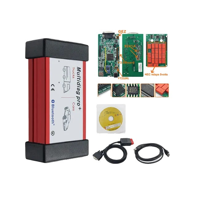 OBD2 Scanner, Bluetooth-forbindelse, Bil- og Lastbil-diagnostisk værktøj