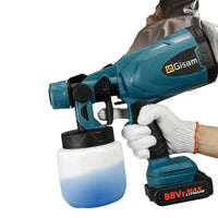 Cordless Paint Sprayer, Rechargeable, Makita 18v Battery