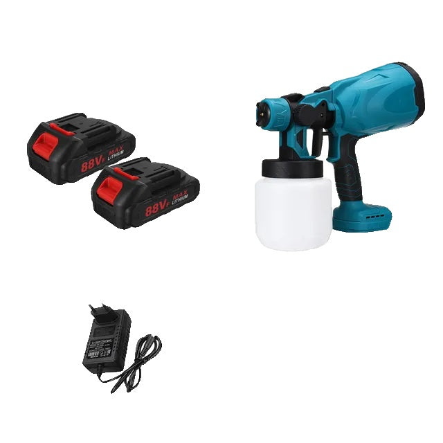 Cordless Paint Sprayer, Rechargeable, Makita 18v Battery